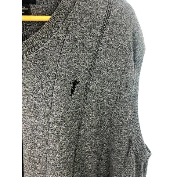 Fairway Outfitters Mens Size XL Gray Sleeveless Sweater Vest Golf - Picture 4 of 9